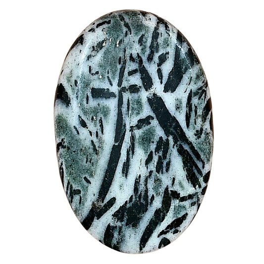 Hornblende 33.46x21.84x5 mm Oval Gemstone LS03297-54