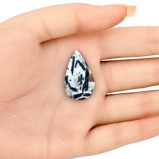 Hornblende 28.98x17.72x4 mm Pear Gemstone LS03301-54