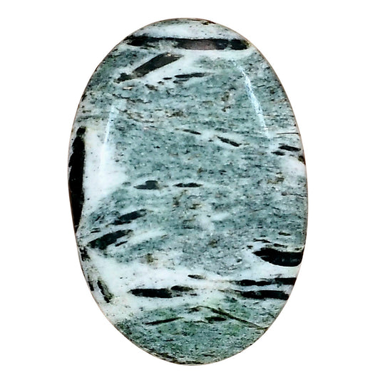 Hornblende 36.54x25x6.3 mm Oval Gemstone LS03313-54
