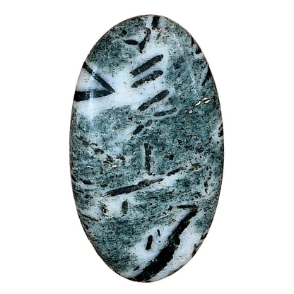 Hornblende 34.44x19.93x5 mm Oval Gemstone LS03319-54