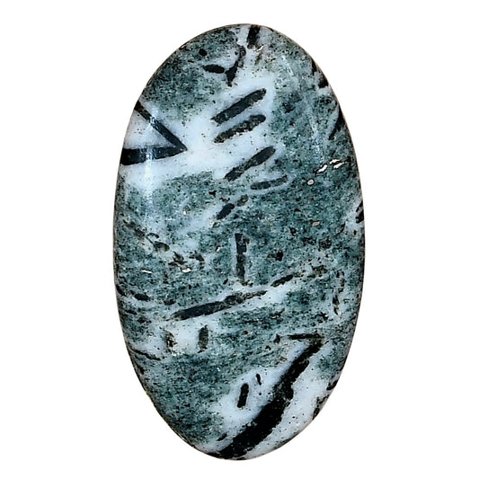 Hornblende 34.44x19.93x5 mm Oval Gemstone LS03319-54