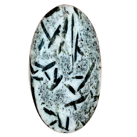Hornblende 37.13x21.17x6.4 mm Oval Gemstone LS03323-54