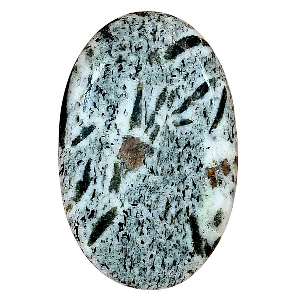 Hornblende 34.26x22.11x5.5 mm Oval Gemstone LS03324-54