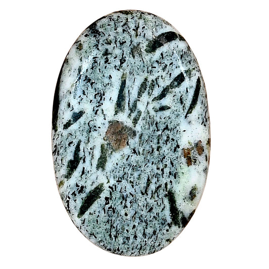 Hornblende 34.26x22.11x5.5 mm Oval Gemstone LS03324-54