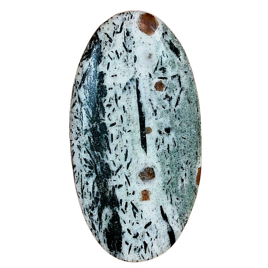 Hornblende 37.36x19.46x4.8 mm Oval Gemstone LS03329-54