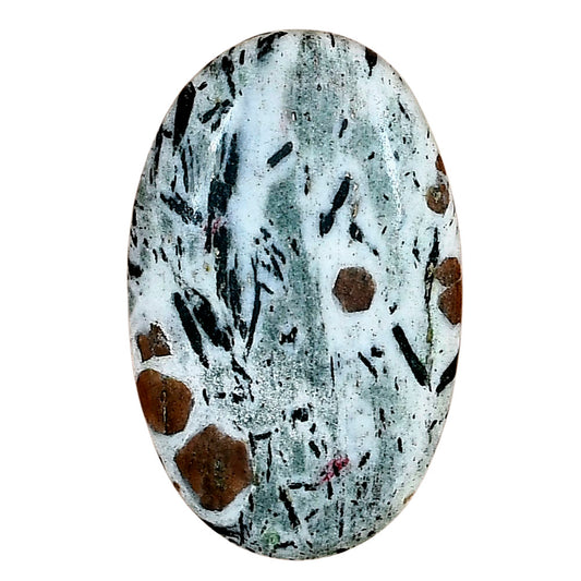 Hornblende 34.44x21.88x6.5 mm Oval Gemstone LS03330-54