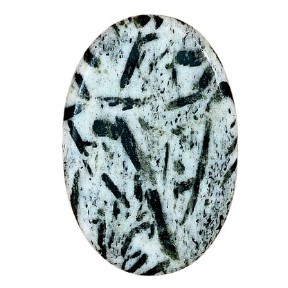 Hornblende 36.18x24.19x4 mm Oval Gemstone LS03331-54