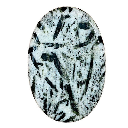 Hornblende 36.18x24.19x4 mm Oval Gemstone LS03331-54