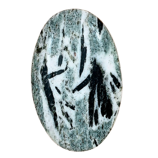 Hornblende 35.18x22.45x5.8 mm Oval Gemstone LS03333-54