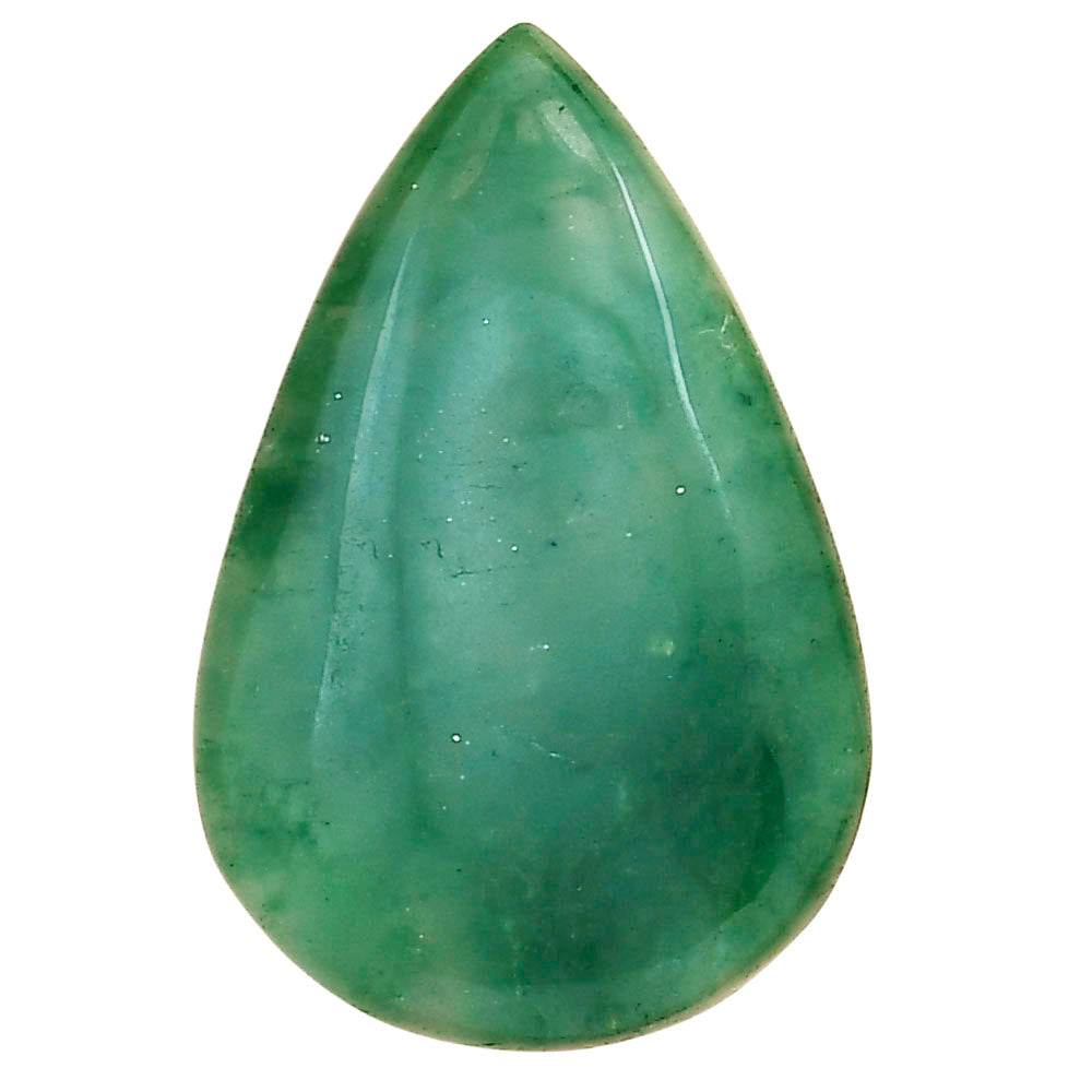 Nephrite Jade 31.4x20.7x5.5 mm Pear Gemstone LS03340-55