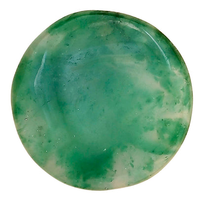 Nephrite Jade 26.3x26.3x4.7 mm Round Gemstone LS03341-55
