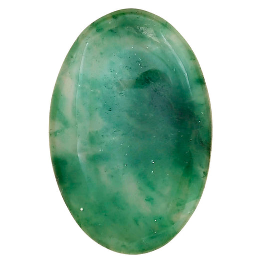 Nephrite Jade 33.15x22x5 mm Oval Gemstone LS03344-55