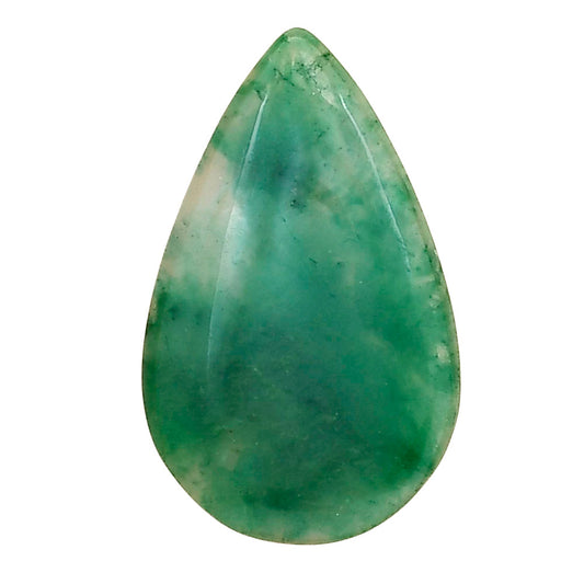 Nephrite Jade 28.7x17.75x4 mm Pear Gemstone LS03345-55
