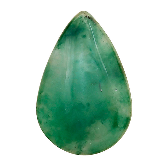 Nephrite Jade 27.1x18x5 mm Pear Gemstone LS03346-55