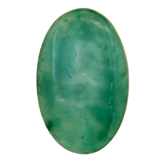 Nephrite Jade 33.5x21.2x5 mm Oval Gemstone LS03348-55