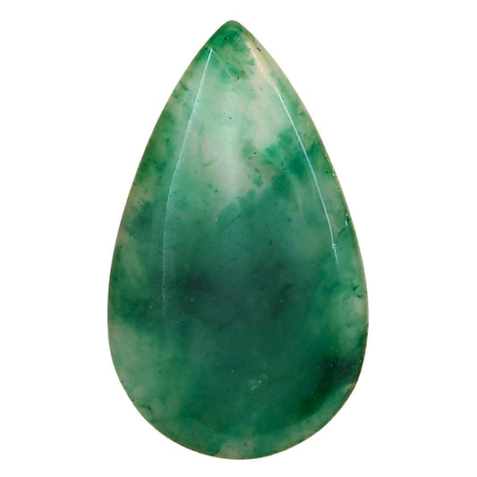 Nephrite Jade 32.5x19.4x4 mm Pear Gemstone LS03349-55