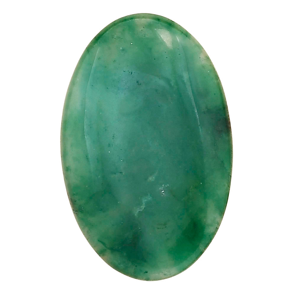 Nephrite Jade 31.3x20.1x4.8 mm Oval Gemstone LS03351-55