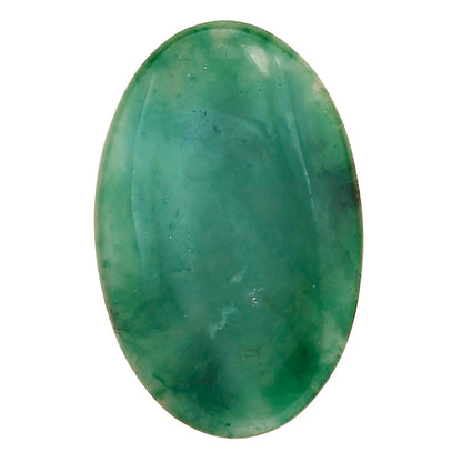 Nephrite Jade 31.3x20.1x4.8 mm Oval Gemstone LS03351-55