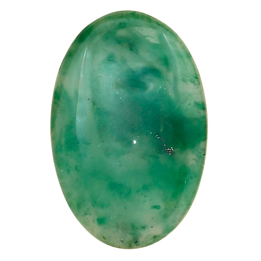 Nephrite Jade 30.8x20.25x5 mm Oval Gemstone LS03353-55