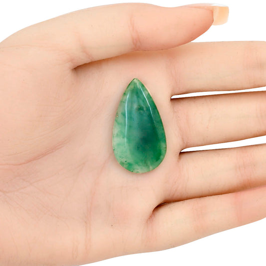 Nephrite Jade 33.8x19.15x5 mm Pear Gemstone LS03355-55