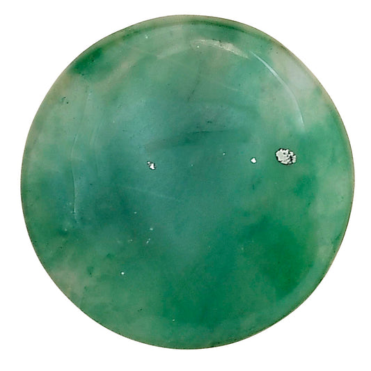 Nephrite Jade 23.5x23.5x5 mm Round Gemstone LS03360-55