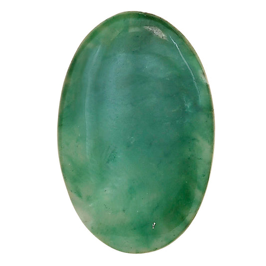 Nephrite Jade 33x21.45x5 mm Oval Gemstone LS03364-55