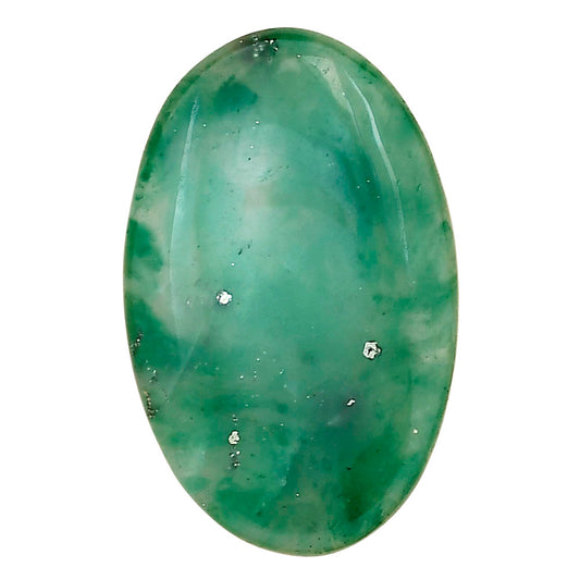 Nephrite Jade 34.1x21.6x5 mm Oval Gemstone LS03371-55