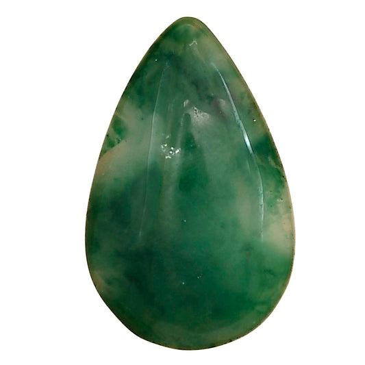 Nephrite Jade 27x17x4.8 mm Pear Gemstone LS03373-55