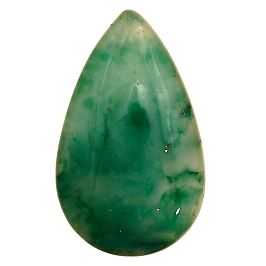 Nephrite Jade 29x17.6x5.3 mm Pear Gemstone LS03374-55