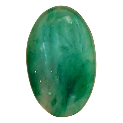 Nephrite Jade 26.6x16.6x5.5 mm Oval Gemstone LS03378-55