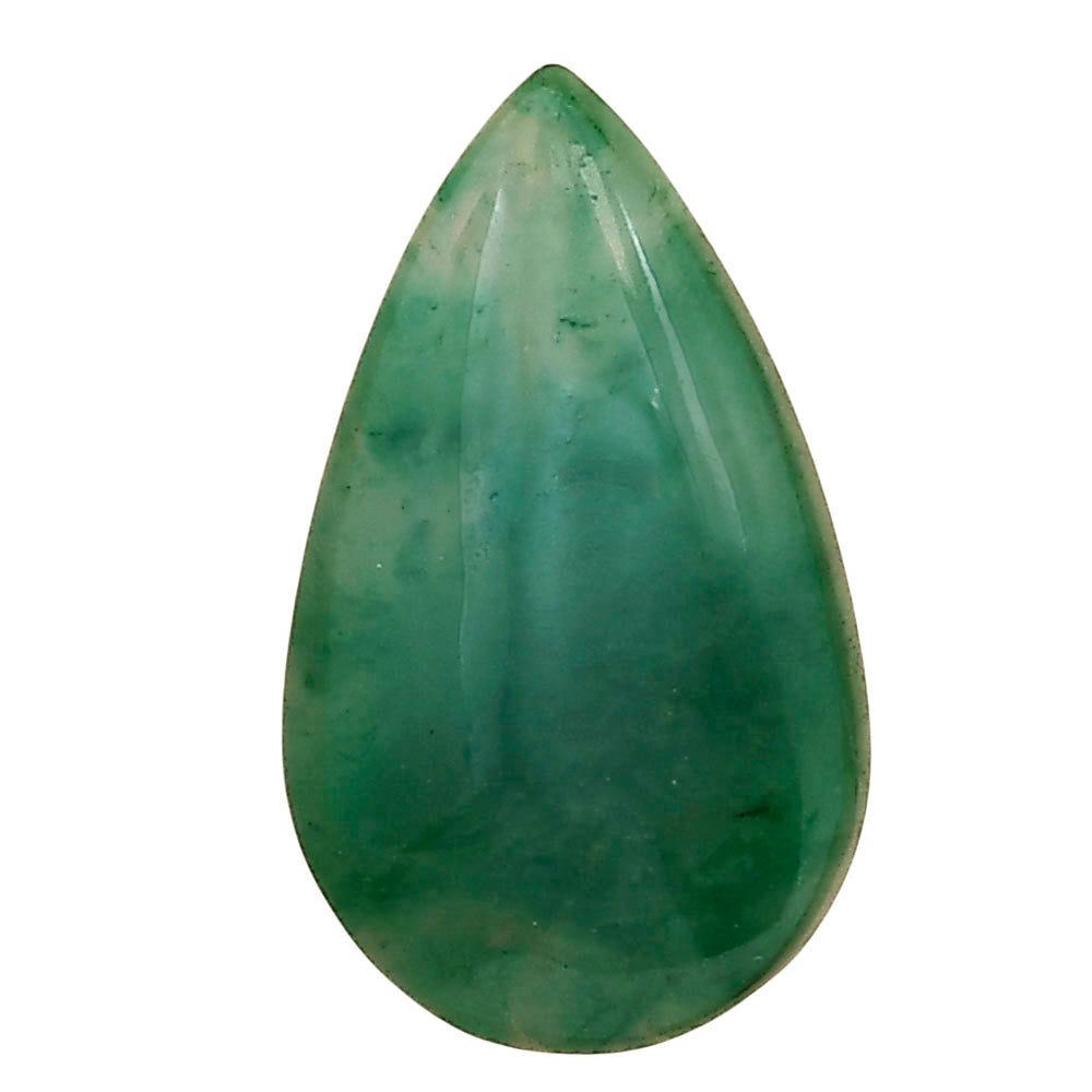 Nephrite Jade 26x15.6x5.2 mm Pear Gemstone LS03380-55