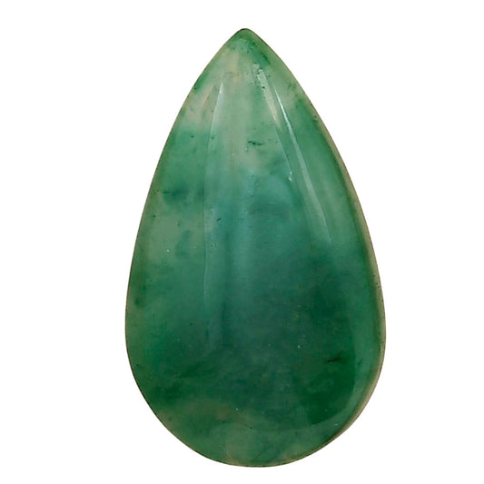 Nephrite Jade 26x15.6x5.2 mm Pear Gemstone LS03380-55