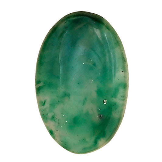 Nephrite Jade 24x15.7x5 mm Oval Gemstone LS03382-55