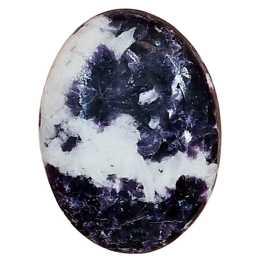 Purple Lepidolite 25x18.7x6 mm Oval Gemstone LS03383-56