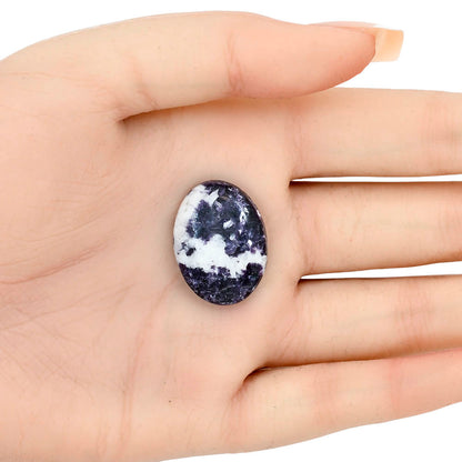 Purple Lepidolite 25x18.7x6 mm Oval Gemstone LS03383-56