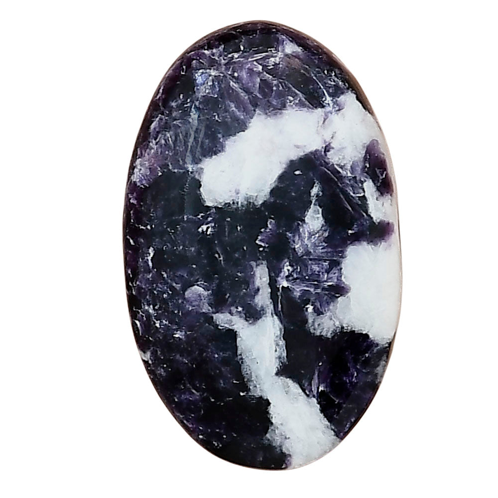 Purple Lepidolite 30.55x18.8x6 mm Oval Gemstone LS03386-56