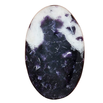 Purple Lepidolite 30.1x19.1x5.8 mm Oval Gemstone LS03390-56