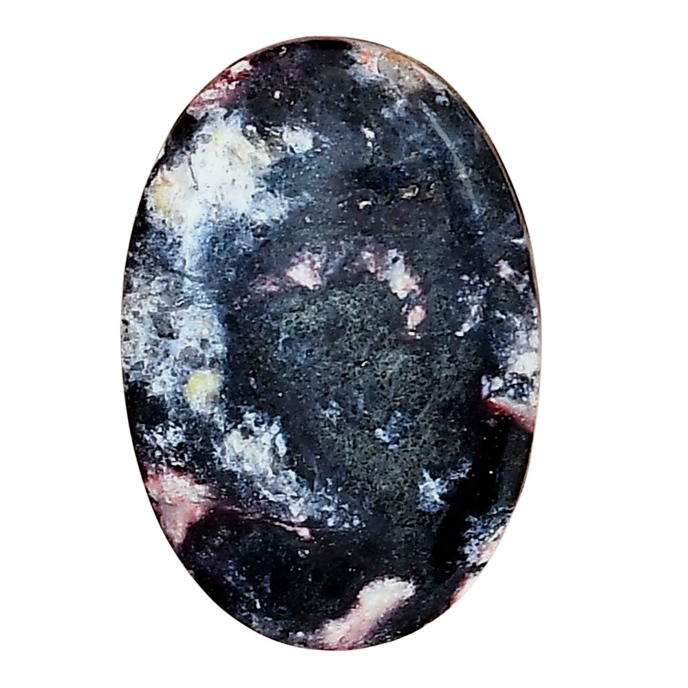 Purple Lepidolite 27.15x18.65x5 mm Oval Gemstone LS03395-56