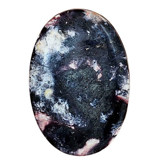 Purple Lepidolite 27.15x18.65x5 mm Oval Gemstone LS03395-56