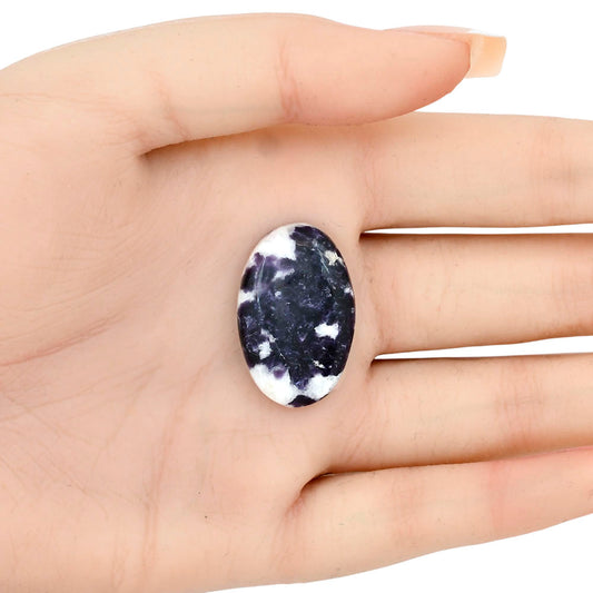 Purple Lepidolite 28.6x18.3x6 mm Oval Gemstone LS03396-56