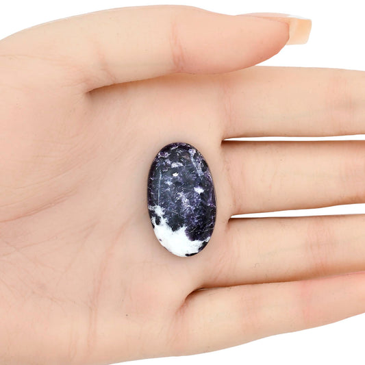 Purple Lepidolite 29x17.55x6 mm Oval Gemstone LS03399-56