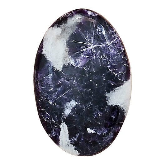 Purple Lepidolite 28.4x18.8x4.8 mm Oval Gemstone LS03404-56