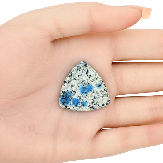K2 Blue - Azurite In Quartz 28.4x28.4x3.8 mm Fancy Gemstone LS03412-57