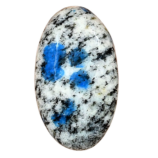 K2 Blue - Azurite In Quartz 28.71x16.5x6.4 mm Oval Gemstone LS03414-57
