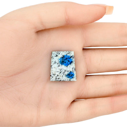 K2 Blue - Azurite In Quartz 21.72x19.1x5.2 mm Fancy Gemstone LS03416-57