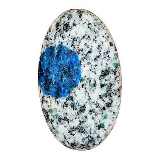 K2 Blue - Azurite In Quartz 31.06x18x5.75 mm Oval Gemstone LS03423-57