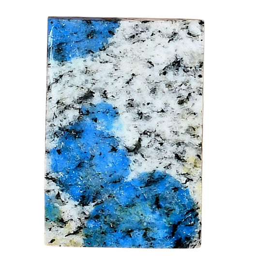 K2 Blue - Azurite In Quartz 26.72x18.2x5.2 mm Baguette Gemstone LS03431-57