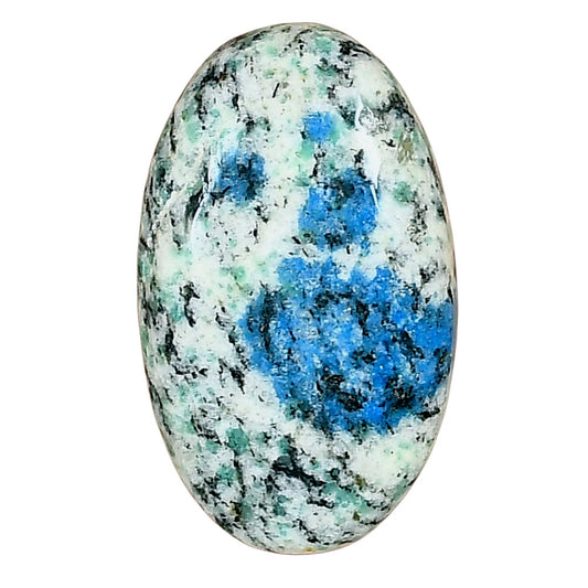 K2 Blue - Azurite In Quartz 29.46x17.5x6.2 mm Oval Gemstone LS03452-57