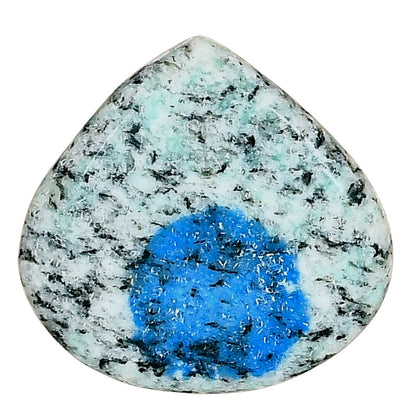 K2 Blue - Azurite In Quartz 27.54x26.4x4.8 mm Heart Gemstone LS03453-57