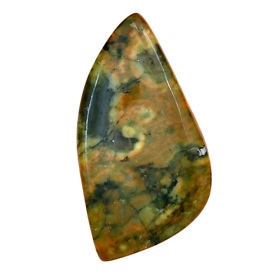 Rhyolite - Rainforest Jasper 35.1x18.3x5.5 mm Fancy Gemstone LS03467-58